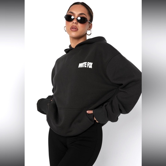 ** SOLD ** NWT White Fox Major Moves Oversized Hoodie - Picture 3 of 10